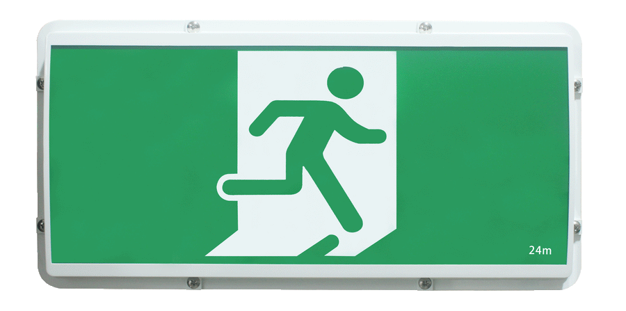 LED Weatherproof Exit Light